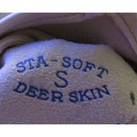 Sta-Soft Vintage Women's Ivory Deer Skin Leather Driving Gloves Size Small - Picture 2 of 6